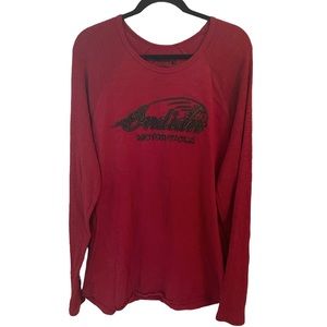 INDIAN MOTORCYCLE LUCKY BRAND TEE, HEATHER MATERIAL WITH THERMAL SLEEVES! 🏍